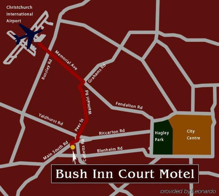 Bush Inn Court Motel Christchurch Exteriör bild